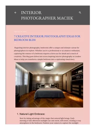 7 CREATIVE INTERIOR PHOTOGRAPHY IDEAS FOR BEDROOM BLISS