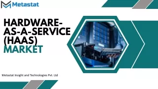 Hardware-as-a-Service (Haas) Market Analysis, Size, Share, Growth, Trends| Forec