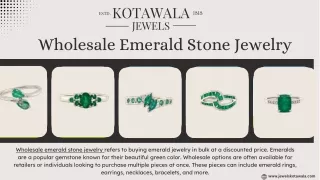 emerald jewelry wholesale