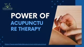 Unlocking Wellness The Transformative Potential of Acupuncture Therapy