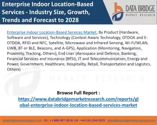 Enterprise Indoor Location-Based Services Market – Industry Trends and Forecast to 2028