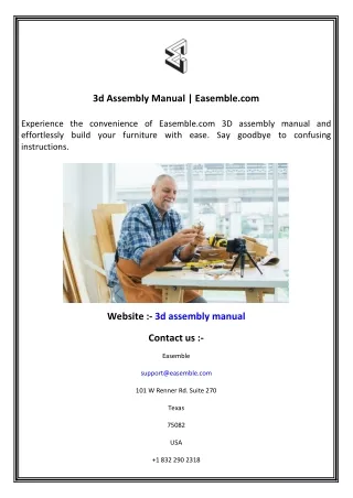 3d Assembly Manual  Easemble.com