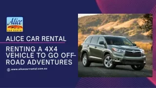 Renting a 4x4 Vehicle to Go Off-Road Adventures