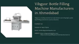 Bottle Filling Machine Manufacturers in Ahmedabad, Best Bottle Filling Machine M