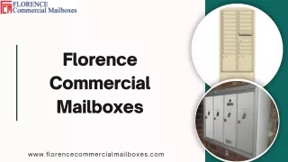 Upgrade Your Mail Delivery Box with Florence Commercial Mailboxes