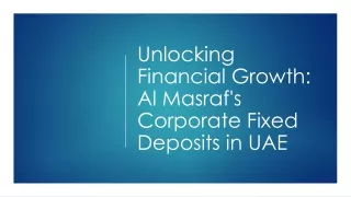 corporate Fixed deposits