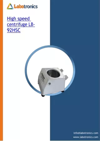 High-speed-centrifuge-LB-92HSC