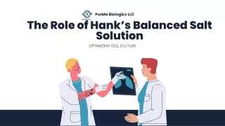 Optimizing Cell Culture: The Role of Hank’s Balanced Salt Solution