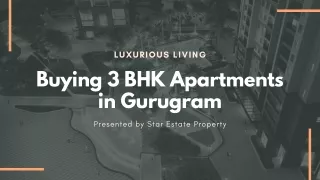 3 BHK Apartments In Gurugram | Premium Apartments & Flats Gurgaon
