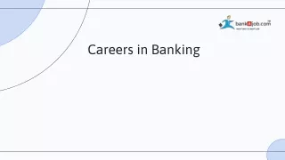 Careers in Banking