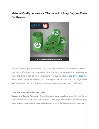 Material Quality Assurance_ The Impact of Poop Bags on Clean Pet Spaces (2)