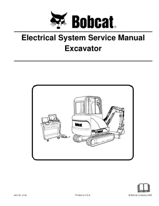 Bobcat Electrical System Service Repair Manual 1