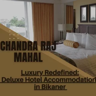 Luxury Redefined Deluxe Hotel Accommodations in Bikaner