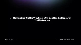 Navigating Traffic Troubles: Why You Need a Hopewell Traffic Lawyer