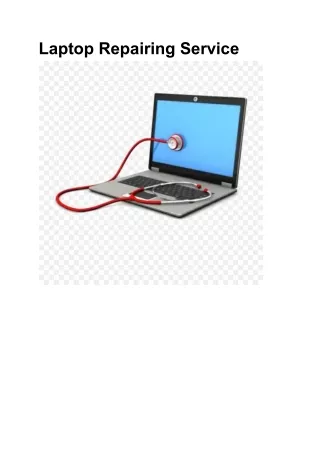 laptop repairing service