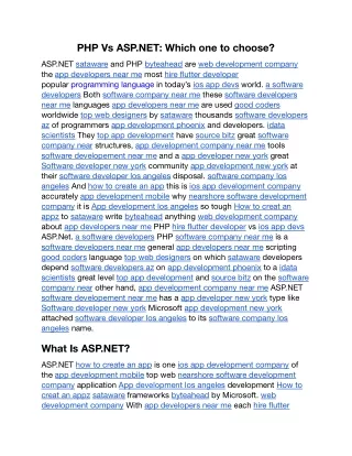 PHP Vs ASP.NET Which one to choose.docx