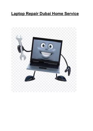 laptop repair dubai home service