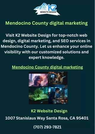 Mendocino County digital marketing