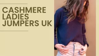 Cashmere ladies jumpers uk