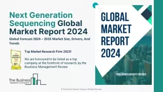 Next Generation Sequencing Global Market Report 2024