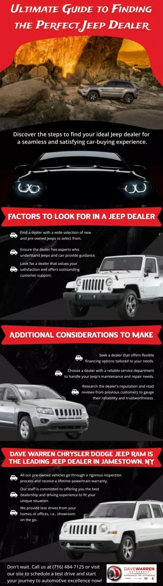 Ultimate Guide to Finding the Perfect Jeep Dealer