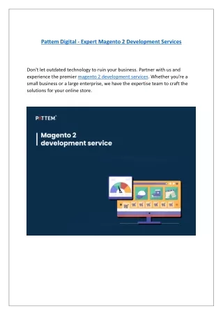 Pattem Digital - Expert Magento 2 Development Services