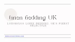 linen bedding uk