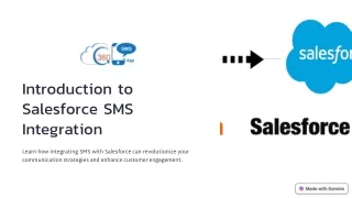 Salesforce SMS Integration