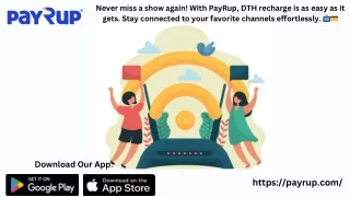 Online DTH Recharge for Any DTH Operator at payRup