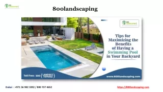 Tips for Maximizing the Benefits of Having a Swimming Pool in Your Backyard