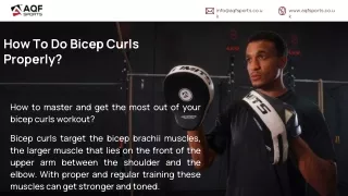 How To Do Bicep Curls Properly_