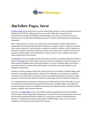 JimYellow Pages_Surat