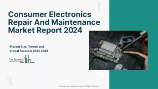 Consumer Electronics Repair and Maintenance Market Overview 2024-2033