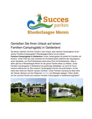 Familien-Campingplatz Gelderland - Rhederlaagse Meren