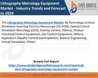 Lithography Metrology Equipment Market