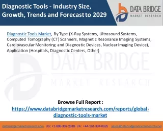 Diagnostic Tools Market – Industry Trends and Forecast to 2029