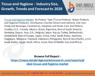 Tissue and Hygiene Market – Industry Trends and Forecast to 2028