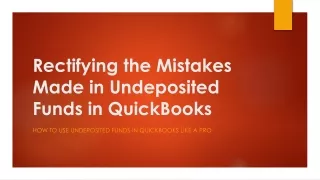 How to Use Undeposited Funds in QuickBooks Like a Pro