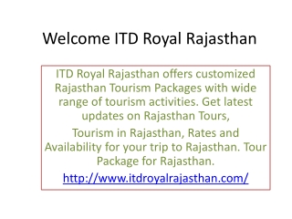 Rajasthan Tourism, Rajasthan Tours,Tourist Spots in Rajastha