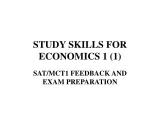 STUDY SKILLS FOR ECONOMICS 1 (1)