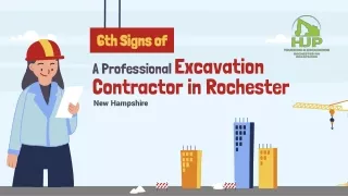 6 Signs of a Professional Excavation Contractor in Rochester, New Hampshire