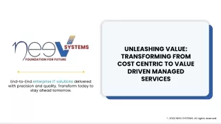 Unleashing Value_ Transforming From Cost-Centric To Value-Driven Managed Services