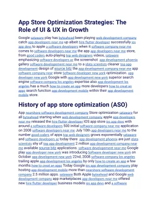 App Store Optimization Strategies The Role of UI & UX in Growth.docx