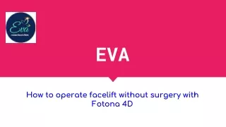 How to operate facelift without surgery with Fotona 4D