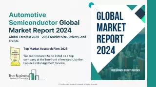 Automotive Semiconductor Global Market Report 2024