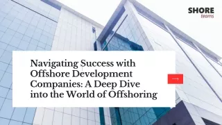 Unlocking Global Potential: Offshore Software Development Services