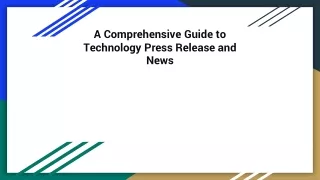 _Technology Press Release and News In USA