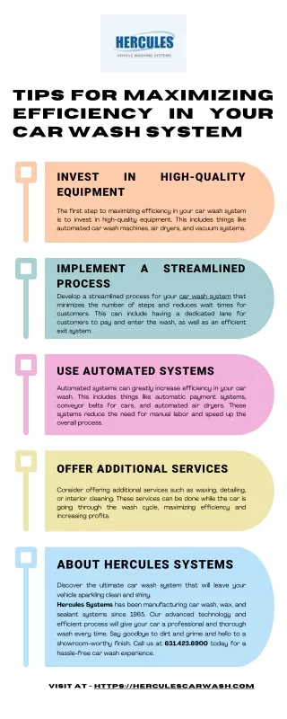 Tips for Maximizing Efficiency in Your Car Wash System