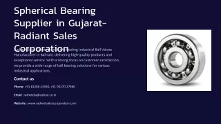 Spherical Bearing Supplier in Gujarat, Best Spherical Bearing Supplier in Gujara