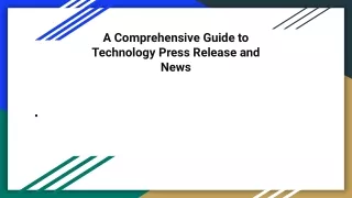 _Technology Press Release and News In USA